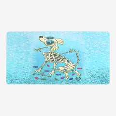 Skeleton Labrador Playmat