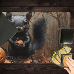 Autumn Squirrel Playmat