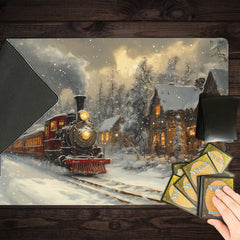 Christmas Train Playmat