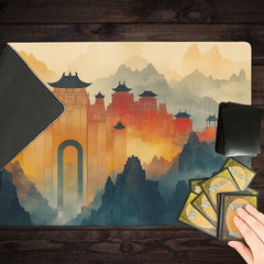 Japanese Hill Castle Playmat