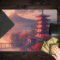 Peaceful Spring Village Playmat