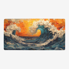 Wavy Sunset Playmat
