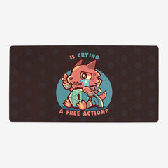 Crying Is A Free Action Playmat