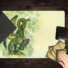 Young Green Dragon Playmat