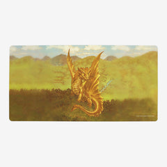 Gold Wyrmling Dragon Playmat