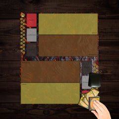 Lava Zones Two Player Mat