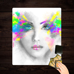 Abstract Portrait Two Player Mat