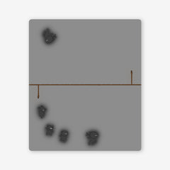 Ninjas are Coming Two Player Mat