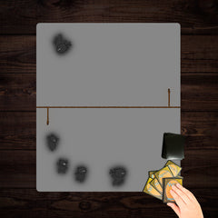 Ninjas are Coming Two Player Mat