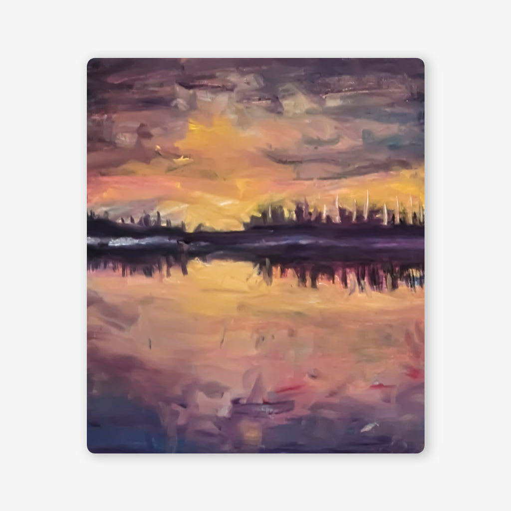 Peaceful Sunrise Two Player Mat
