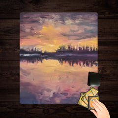 Peaceful Sunrise Two Player Mat
