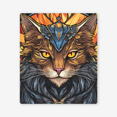 Royal Cat Stained Glass Two Player Mat