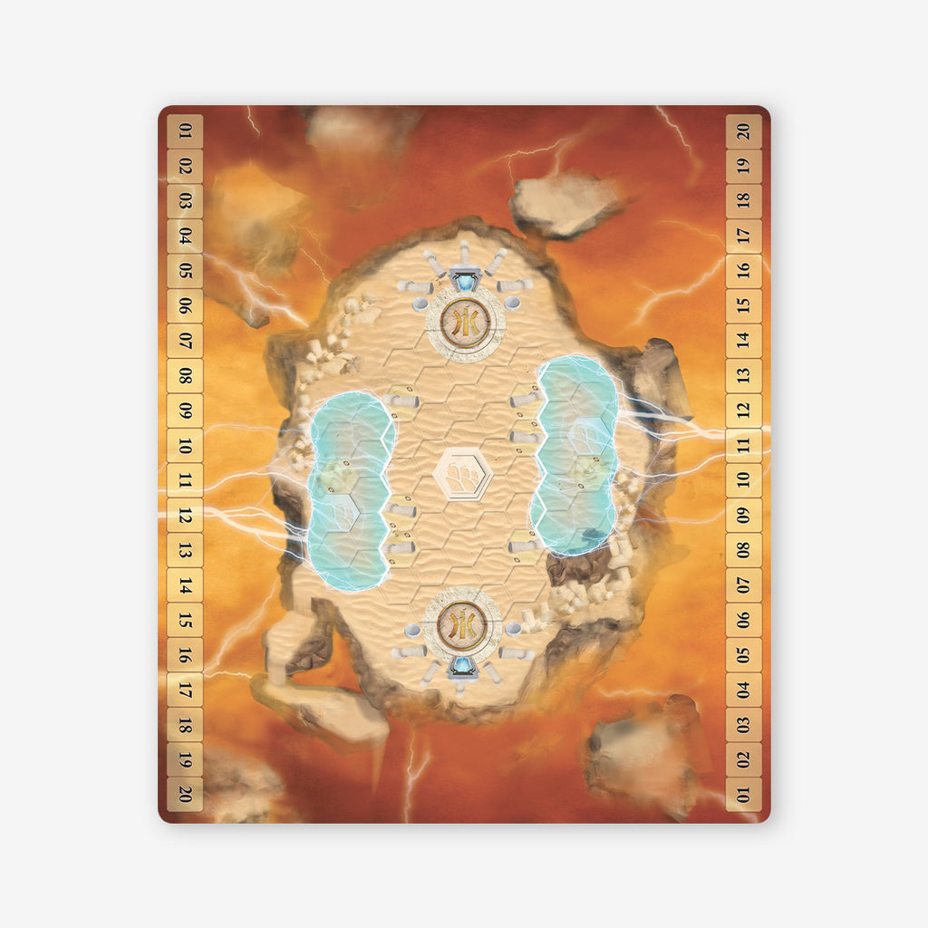 Nupten Map Skytear Ashen Pass Two Player Mat