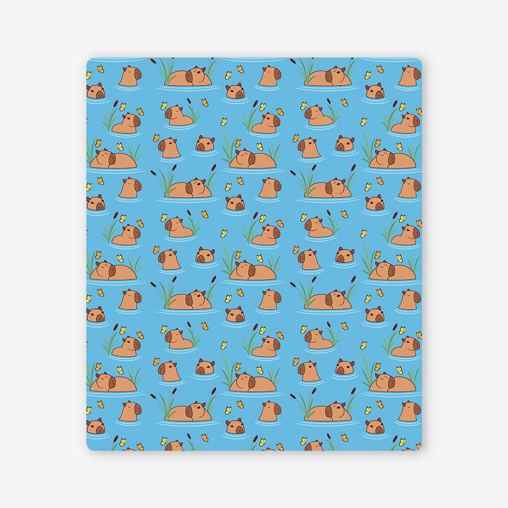Happy Capybaras Two Player Mat