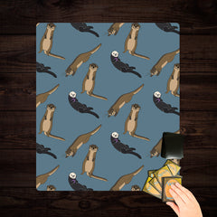 Salted Caramel Otters Two Player Mat