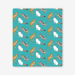 Skinny, Floofy, Nakey Two Player Mat