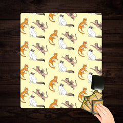 Skinny, Floofy, Nakey Two Player Mat