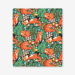 Little Foxes in a Fantasy Forest Two Player Mat