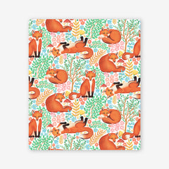 Little Foxes in a Fantasy Forest Two Player Mat