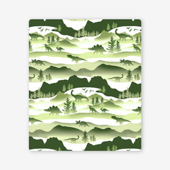 Whimsical Dino Wilderness Two Player Mat