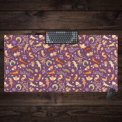 Autumn Geckos Extended Mousepad