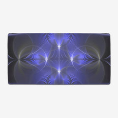 Aqua Cross And Circles Extended Mousepad
