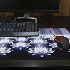Lotus Field Thin Desk Mat