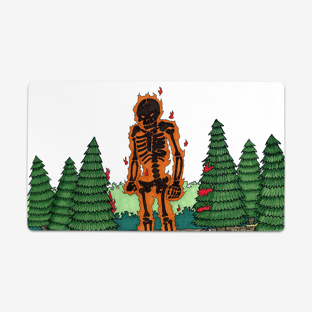 Fire Skeleton Playmat