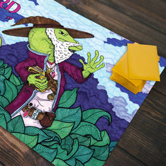 Lizard Wizard Says No Playmat
