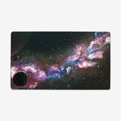 Purple Galaxies Thin Desk Mat