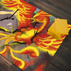 Chinese Legendary Creature Vermillion Bird Playmat