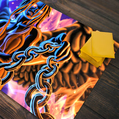 Master of Fire and Lightning Playmat
