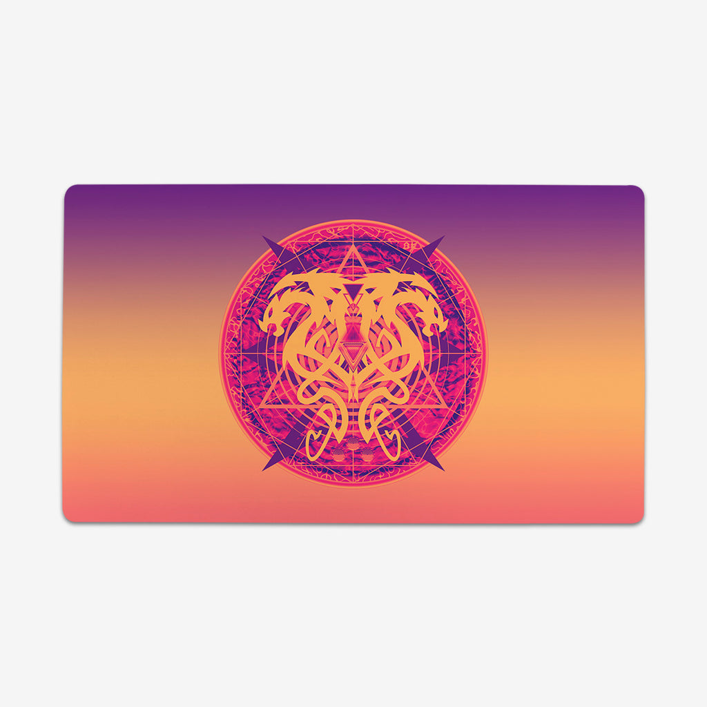 Twin Dragons Tattoo Playmat