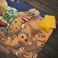 Christmas Goblin And Her Gingerbread Army Playmat
