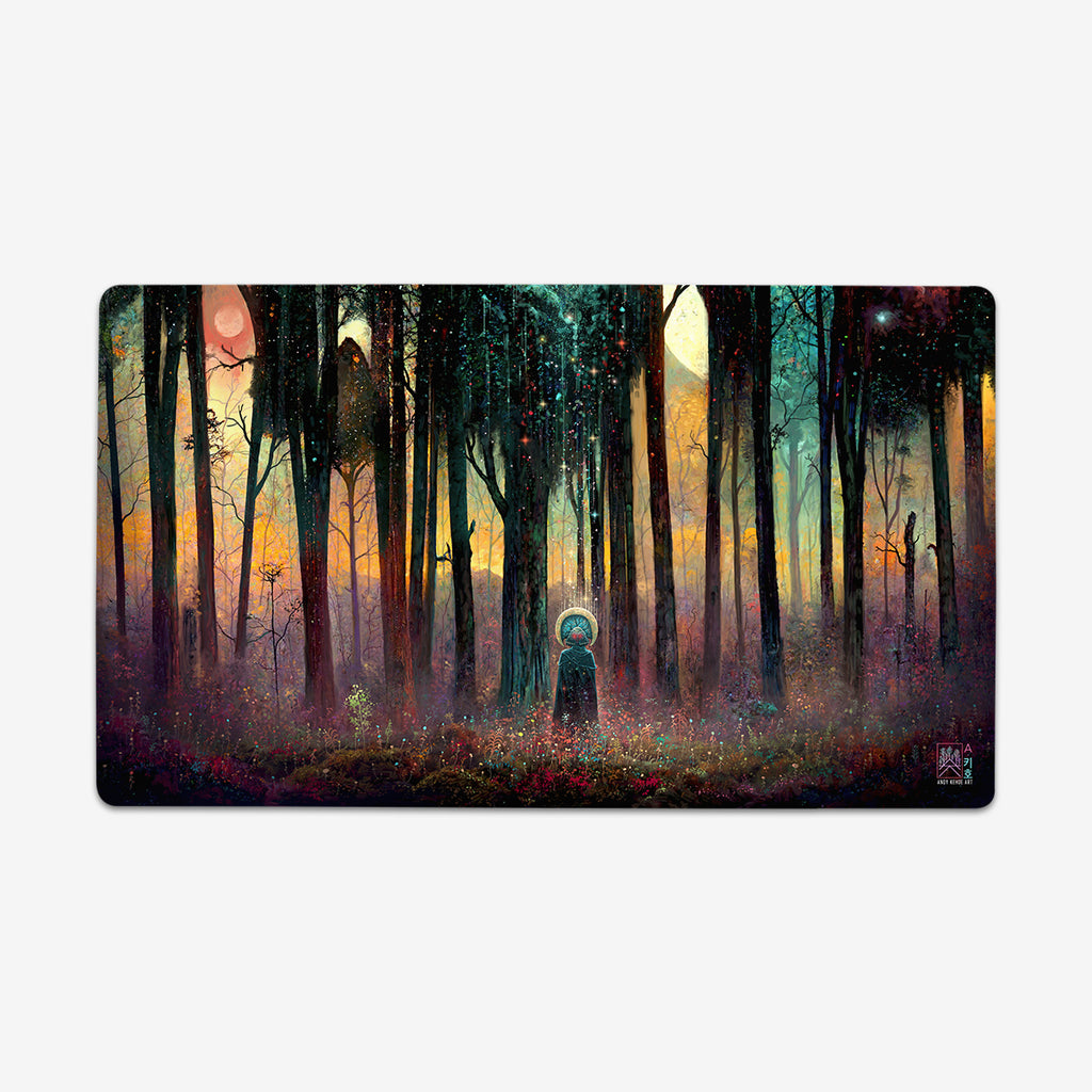 Night Cathedral Thin Desk Mat