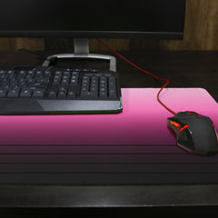 Blush Horizon Thin Desk Mat