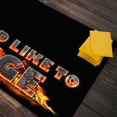 I Would Like to Rage Playmat