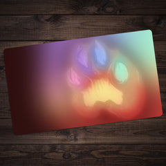 Neon Fire Beans Playmat