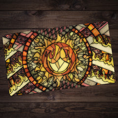 Fire Mage Mosaic Playmat
