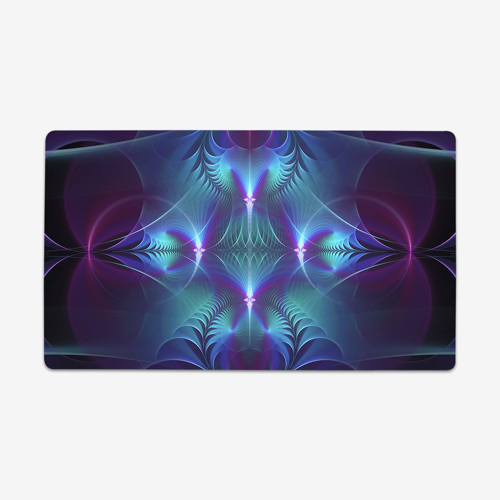 Aqua Cross And Circles Playmat