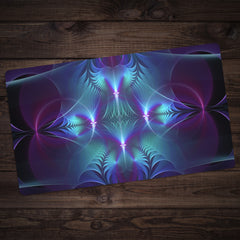 Aqua Cross And Circles Playmat