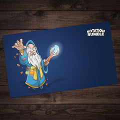 Rotation Rumble Blue Wizard Playmat