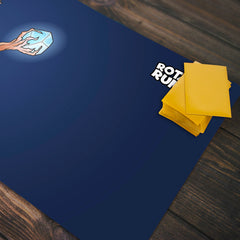 Rotation Rumble Blue Wizard Playmat