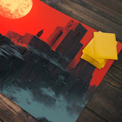 Atop The Castle Peak Playmat