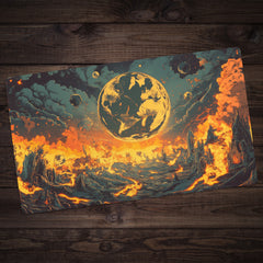 Fire Planet Playmat