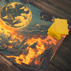 Fire Planet Playmat