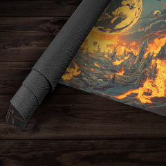 Fire Planet Playmat