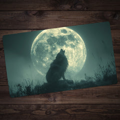 Full Moon Howling Playmat