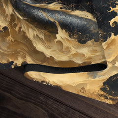 Golden Wave Dragon Playmat