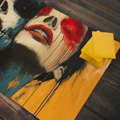 Skull Duality Playmat